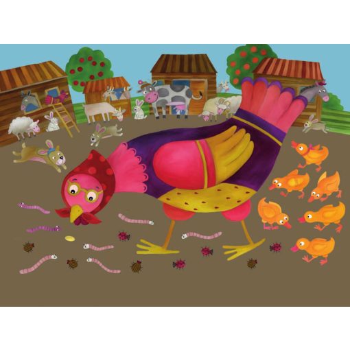 Papírszínház: A vörös tyúkocska