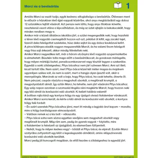 Vidám szövegértés (Anyanyelv) - Logico Piccolo