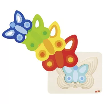Pillangós fa puzzle: 5 rétegű (GOKI) GK57486
