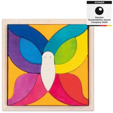   Fa mozaik kirakó: pillangó Mariposa, 15 db-os (GOKI) GK58352