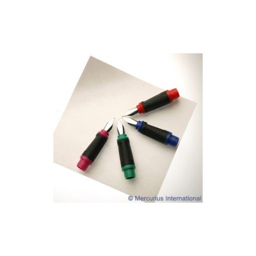 Töltőtoll-fej, piros, legvékonyabb wawa