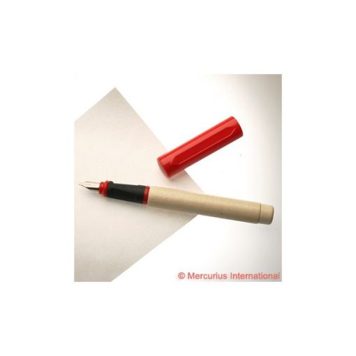 Töltőtoll fából 1,9mm PIROS Kalligrafikus wawa