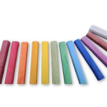 Táblakréta 12 db /pasztellkréta/ - cinóberpiros 02, Mercurius