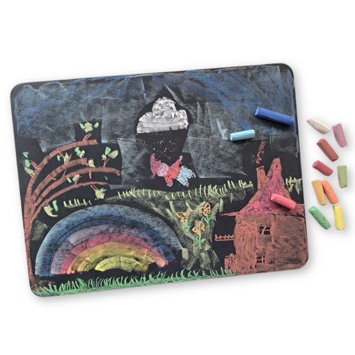 Táblakréta 12 db /pasztellkréta/ - cinóberpiros 02, Mercurius