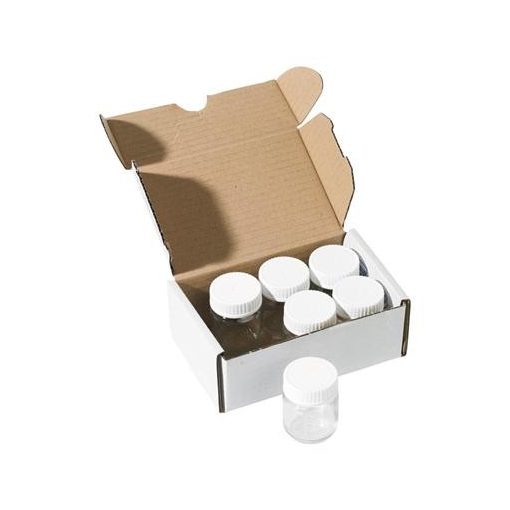 Festéktartó üvegek fedővel,  50 ml-es,   6 db-os, Mercurius  wawa