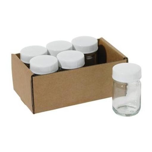 Festéktartó Üvegek fedővel,  50 ml-es, 45 db-os, Mercurius  wawa