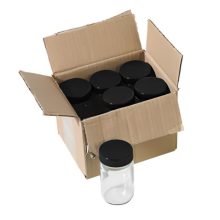 Festéktartó Üvegek fedővel, 100 ml-es,  6 db-os, Mercurius  wawa