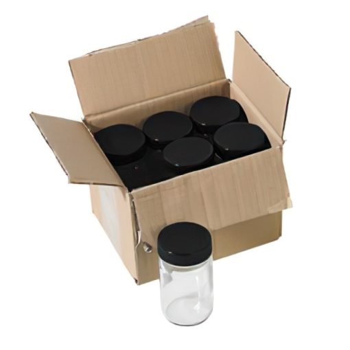 Festéktartó Üvegek fedővel, 100 ml-es,  6 db-os, Mercurius  wawa