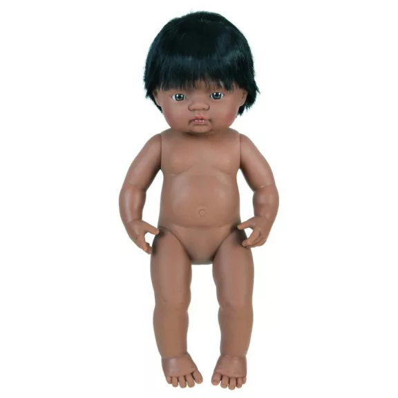 Baba: latin-amerikai fiú, hajas, 38 cm-es, vízálló (MINILAND) ML31057