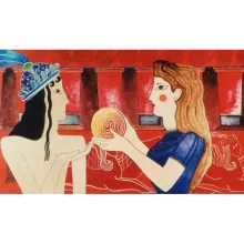 Diafilm Thészeusz és Ariadné