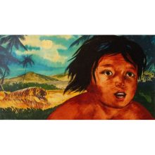 Diafilm Maugli, a farkasok fia