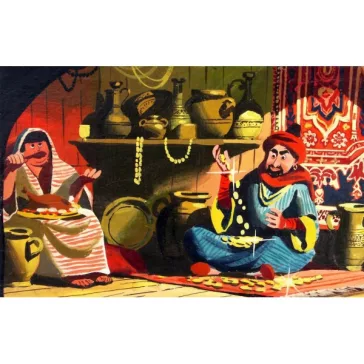   Diafilm: Ali Baba and the 40 Thieves (Ali baba és a 40 rabló angolul)