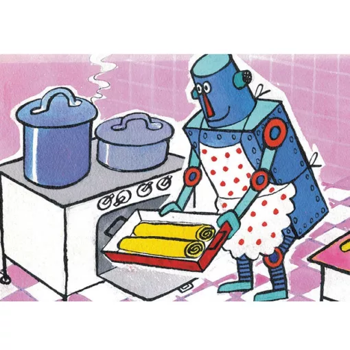 Diafilm Slide Sammy and the Robot (Dia Dani és a gépember )