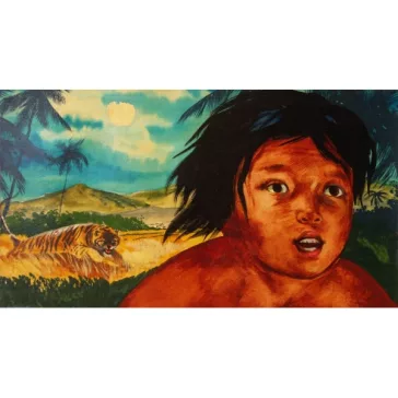 Diafilm: Jungle book (Maugli, a farkasok fia angolul)