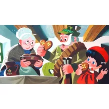 Diafilm Little Red Riding Hood (Piroska és a farkas angolul)