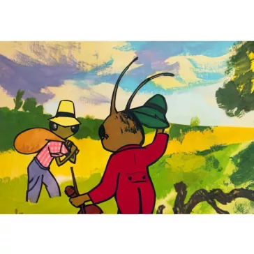   Diafilm: The Ant and the Cricket (A tücsök és a hangya angolul)