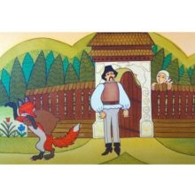 Diafilm Der Fuchs bittet um Nachtquartier (A szállást kérő róka németül)