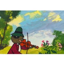 Diafilm Die Grille und die Ameise (A tücsök és a hangya németül)