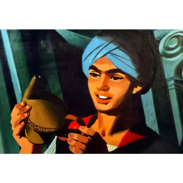   Diafilm: Aladdin und die Wunderlampe (Aladdin és a csodalámpa németül)