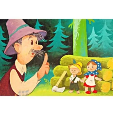 Diafilm: Hänsel und Gretel (Jancsi és Juliska németül)