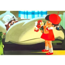 Diafilm Rottkäppchen und der Wolf (Piroska és a farkas németül)