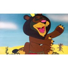 Diafilm Die Maus und der Löwe (Az egér és az oroszlán németül)