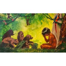 Diafilm Das Dschungelbuch (Maugli, a farkasok fia németül)