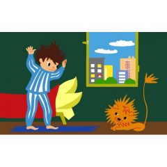 Diafilm Laci és az oroszlán