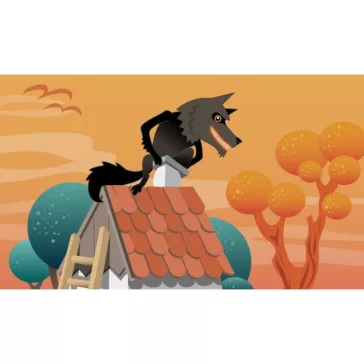 Diafilm: The Three Little Pigs (A három kismalac angolul)