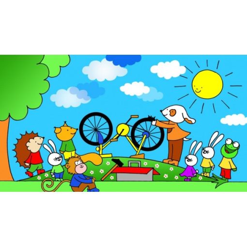 Diafilm Biciklitúra a Pipitér-szigetre