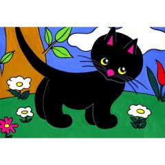 Diafilm Cikicakk, a fekete cica