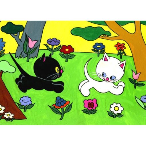 Diafilm Cikicakk, a fekete cica