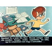 Diafilm Dia Dani kalandja a gépemberrel