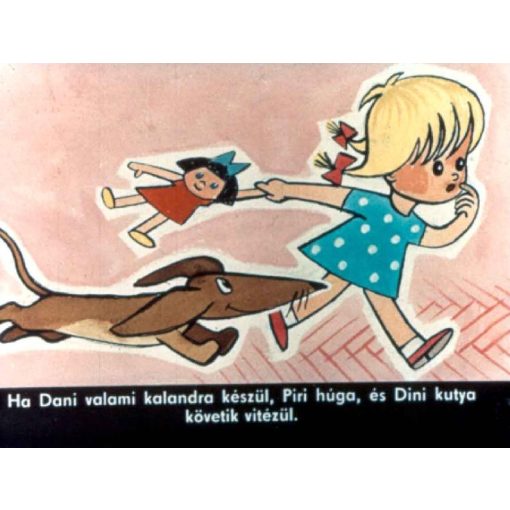 Diafilm Dia Dani kalandja a gépemberrel