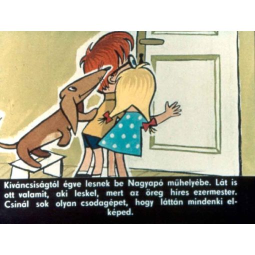 Diafilm Dia Dani kalandja a gépemberrel