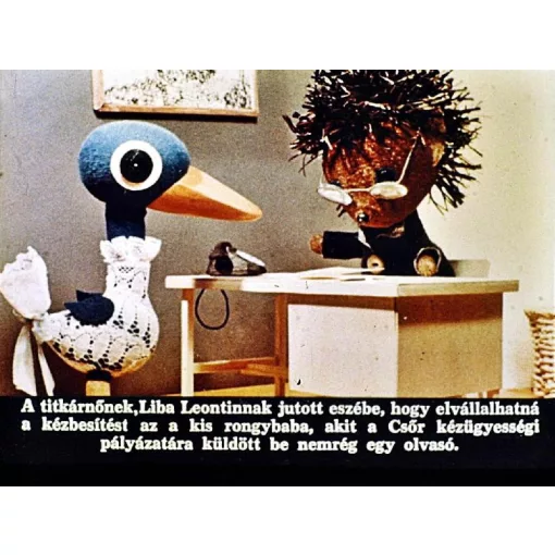 Diafilm Böbe baba a papírkosárban