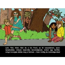 Diafilm Bengáli tigris a hátsó kertben