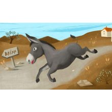 Diafilm A BRÉMAI MUZSIKUSOK (Horváth Ildi rajzaival)