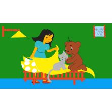 Diafilm: Boribon tojást fest