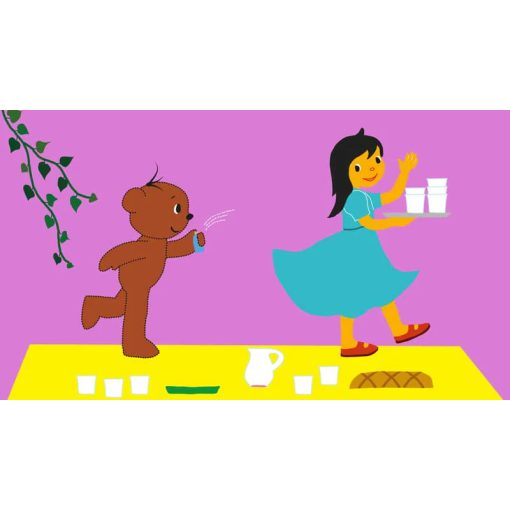 Diafilm: Boribon tojást fest