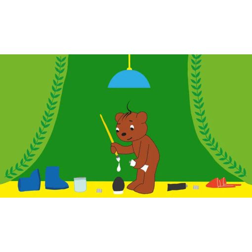 Diafilm: Boribon tojást fest