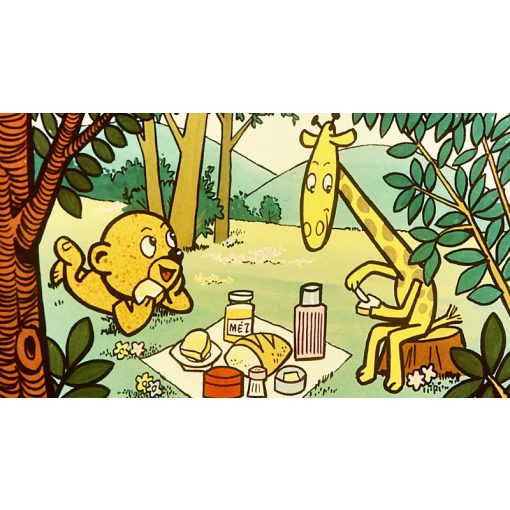 Diafilm Zsiráf Zsiga és Mackó Miki