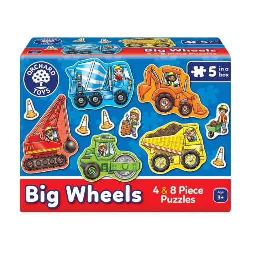 Munkagépek puzzle (Big Wheels), ORCHARD TOYS OR201