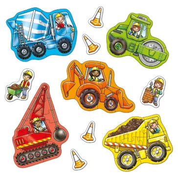 Munkagépek puzzle (Big Wheels) ORCHARD TOYS OR201
