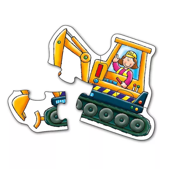 Munkagépek puzzle (Big Wheels) ORCHARD TOYS OR201