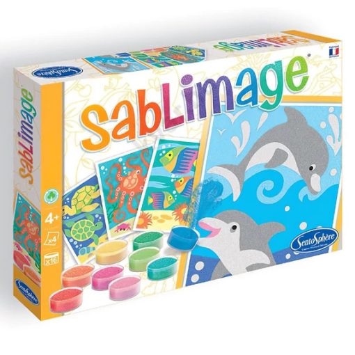 Homokszórós képek: óceán — képkeretté alakítható dobozban Sentosphere SA880