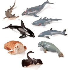 Tenger állatai: 8 db-os (MINILAND) ML27460