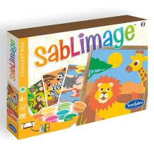 Homokszórós képek: afrikai állatok — képkeretté alakítható dobozban Sentosphere SA881