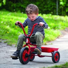 Tricikli, platós, piros, VT55014 WINTHER