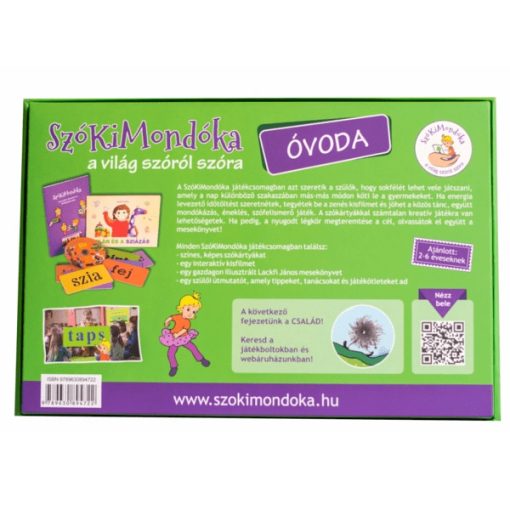 Szókimondóka - Gyere: Óvoda játékcsomag